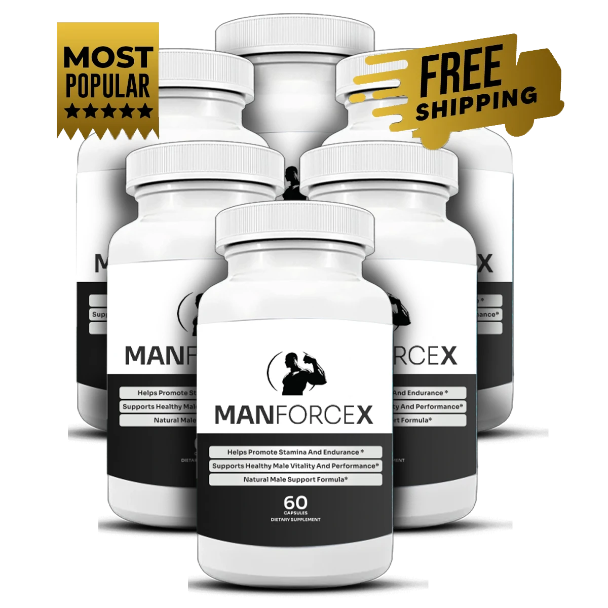 ManForceX ManForceX - 6-bottle male vitality formula